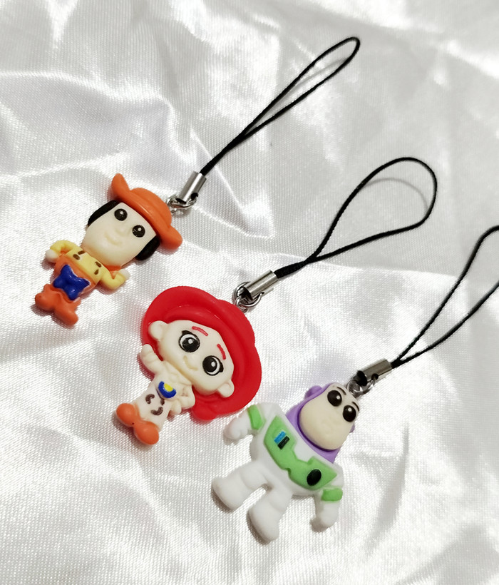 آویز موبایل وودی، جسی و باز لایتیر | سیلیکون خمیری وارداتی بند گوشی کارتونی کیوت Toy Story مناسب هدیه