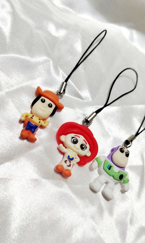 آویز موبایل وودی، جسی و باز لایتیر | سیلیکون خمیری وارداتی بند گوشی کارتونی کیوت Toy Story مناسب هدیه